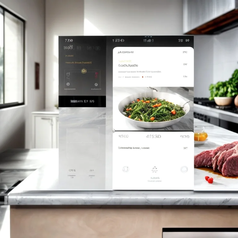 調理中のAIセンサーイメージ